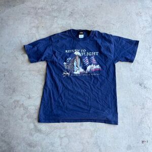 Kennedy Space Center mens M navy y2k 2000s tee